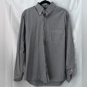 Croft & Barrow Black and White Striped Blouse